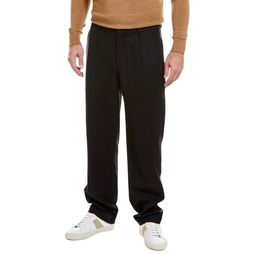 Ted Baker NWT MMT Scout Franklin Fit Flood Length Navy Wool Trousers Size 34R